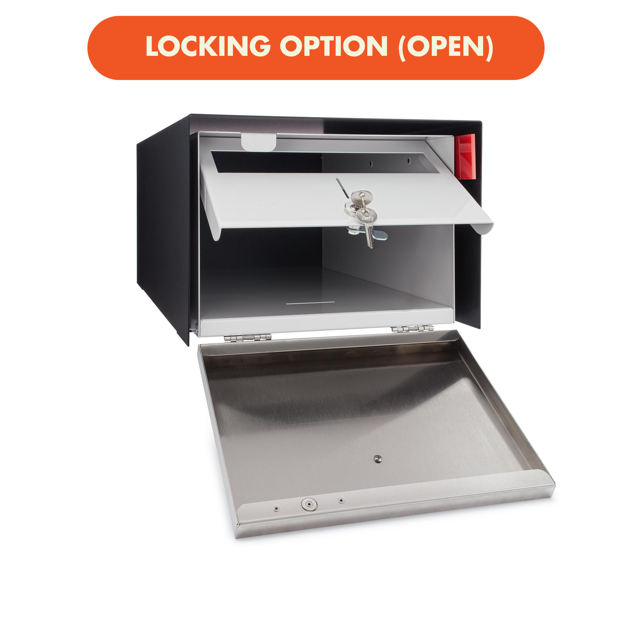 Waldo XL COLOR Modern Mailbox | Post Mounted