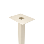2 inch square modern mailbox post in Para Crema finish