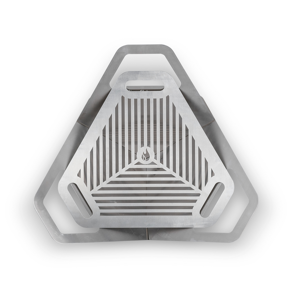 Fireflower Original firepit and grill - just four pieces to assemble