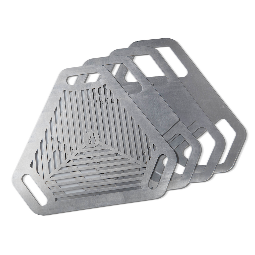 Fireflower Original firepit and grill store in little space