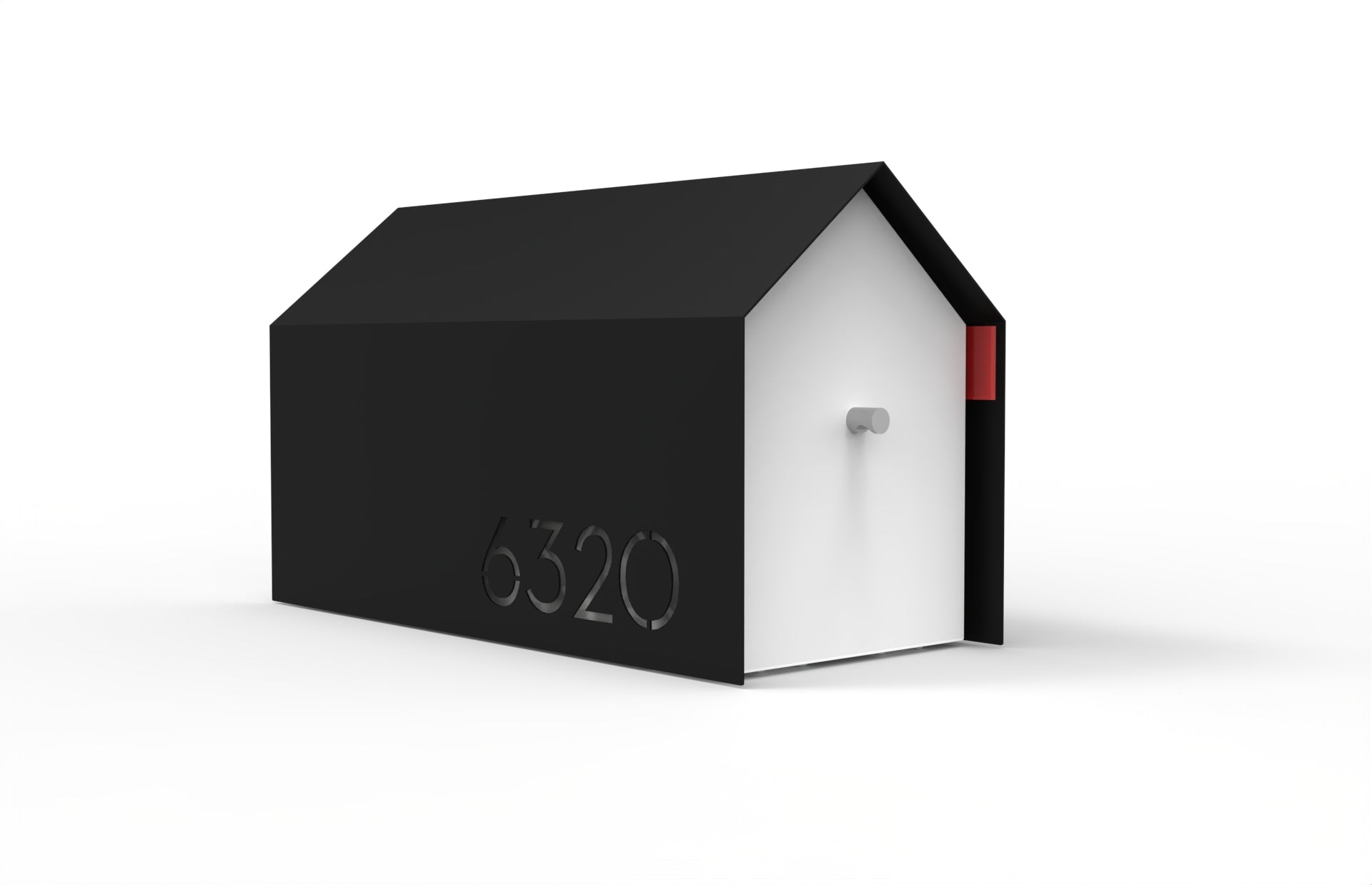 Bailey Custom Modern Mailbox | Post Mounted