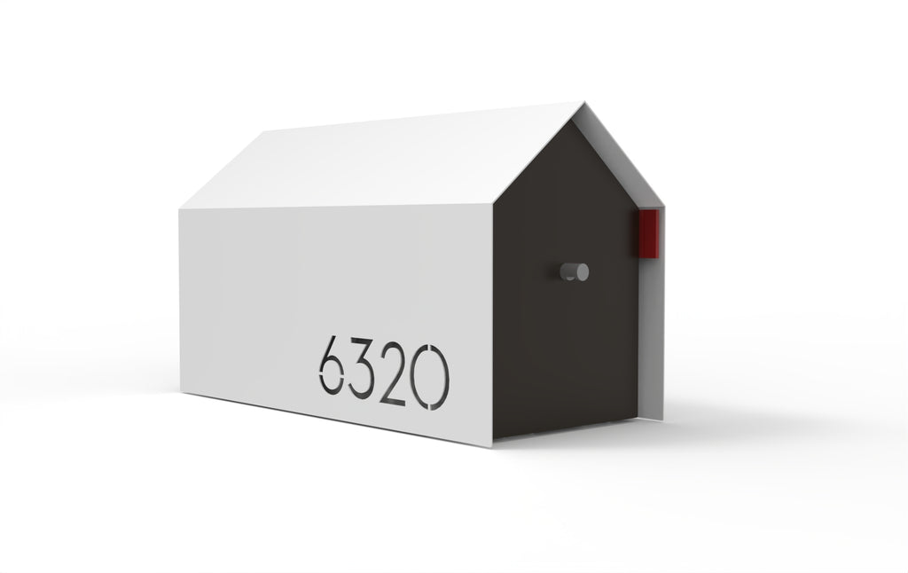Bailey Custom Modern Mailbox | Post Mounted