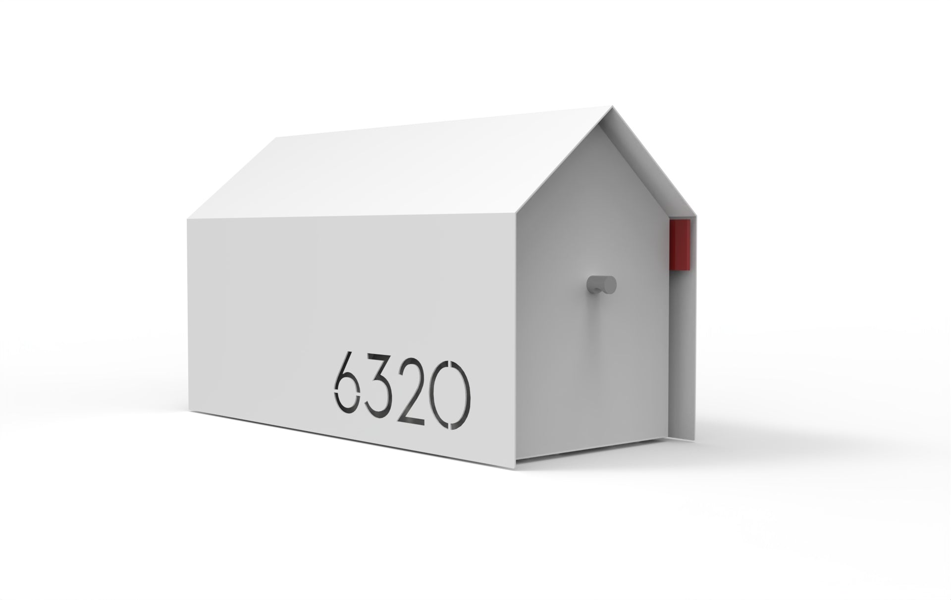 Bailey Custom Modern Mailbox | Post Mounted