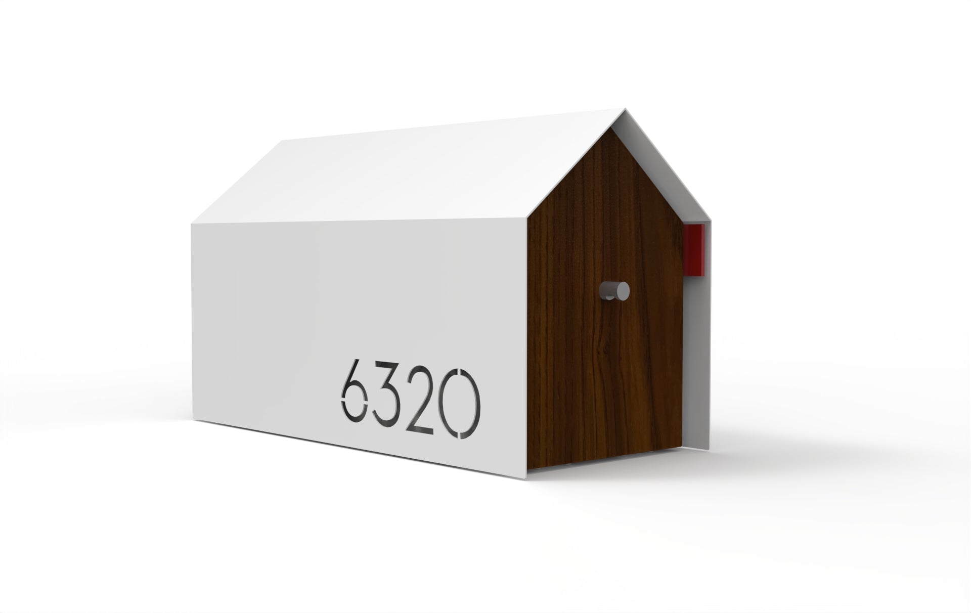 Bailey Custom Modern Mailbox | Post Mounted