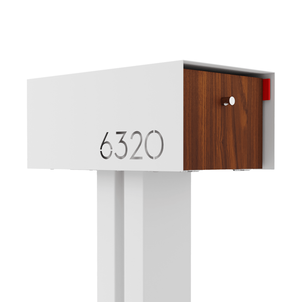 Waldo XL Custom Modern Mailbox | Post Mounted