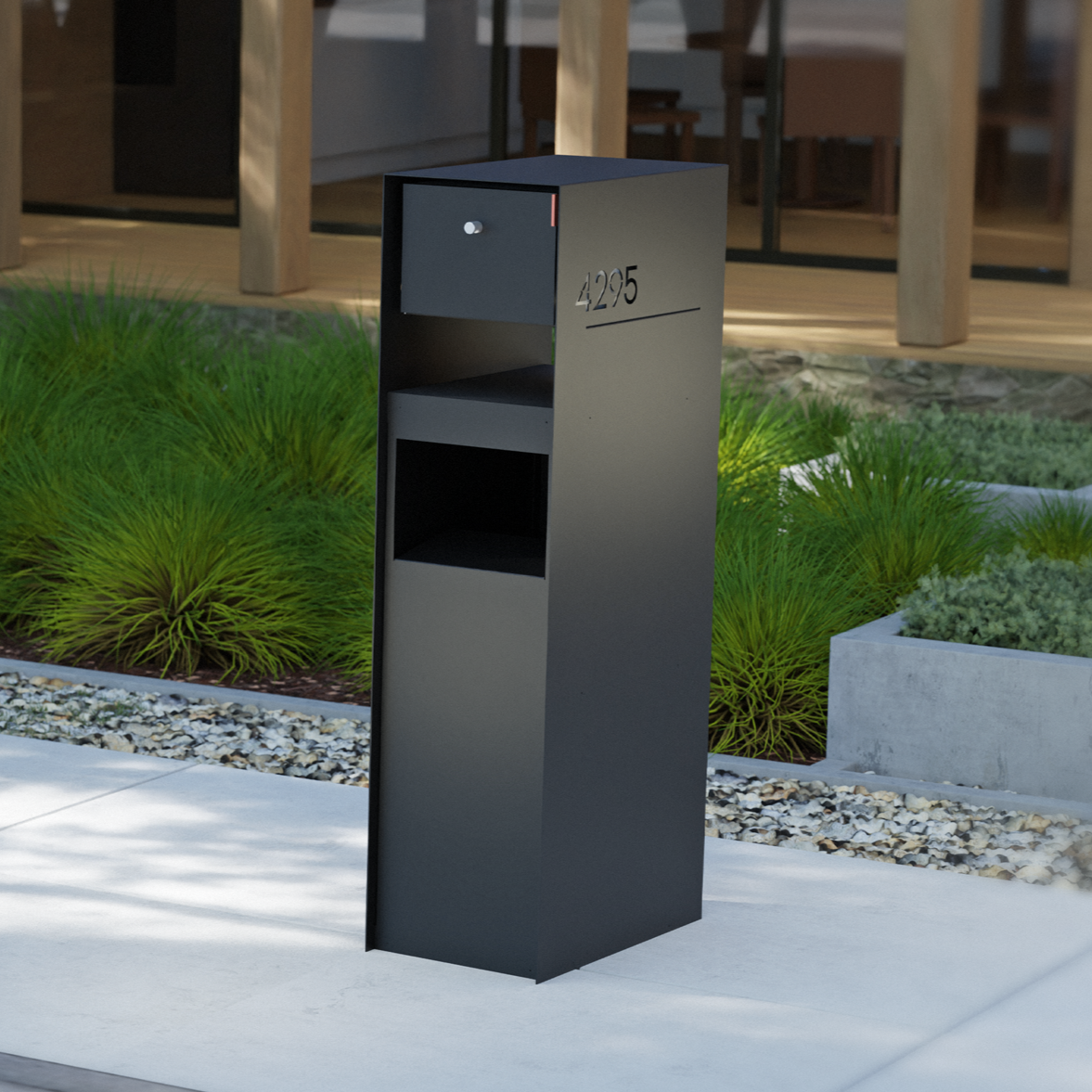 Waldo XL Custom Mailbox and Package Drop Box