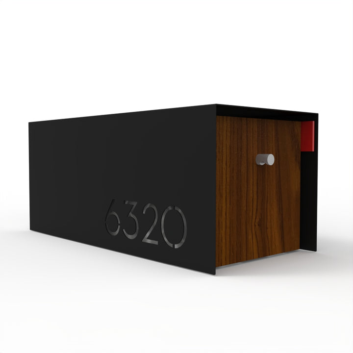 Waldo Custom Modern Mailbox | Post Mounted