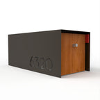 Waldo Custom Modern Mailbox | Post Mounted