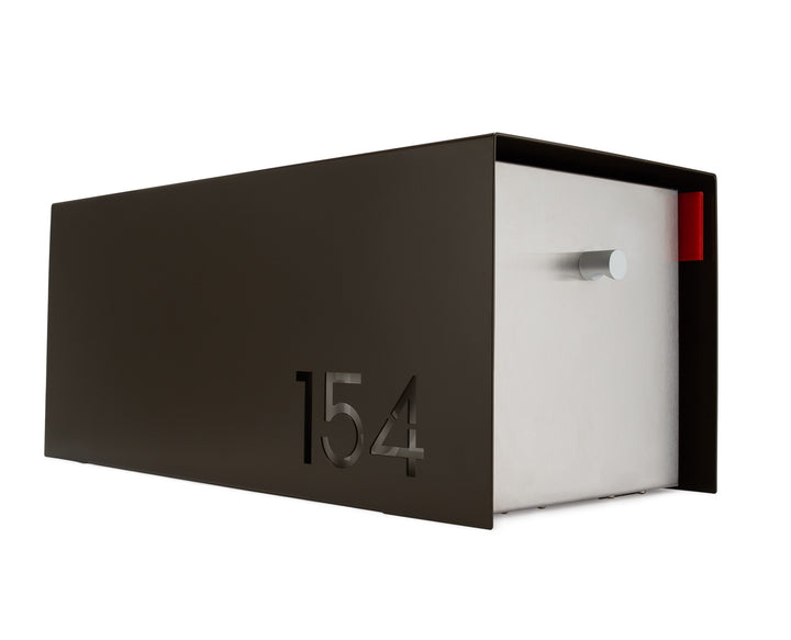 Waldo Custom Modern Mailbox | Post Mounted