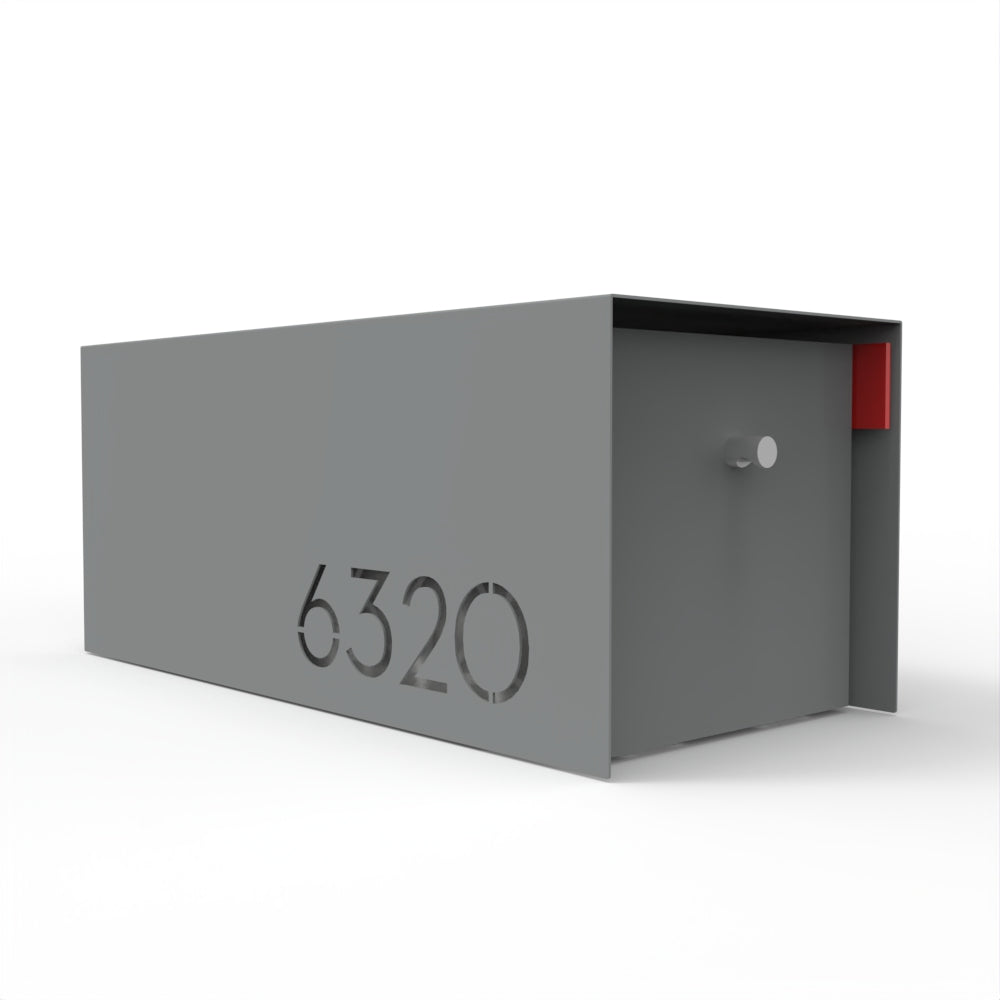 Waldo Custom Modern Mailbox | Post Mounted