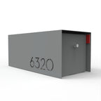 Waldo Custom Modern Mailbox | Post Mounted
