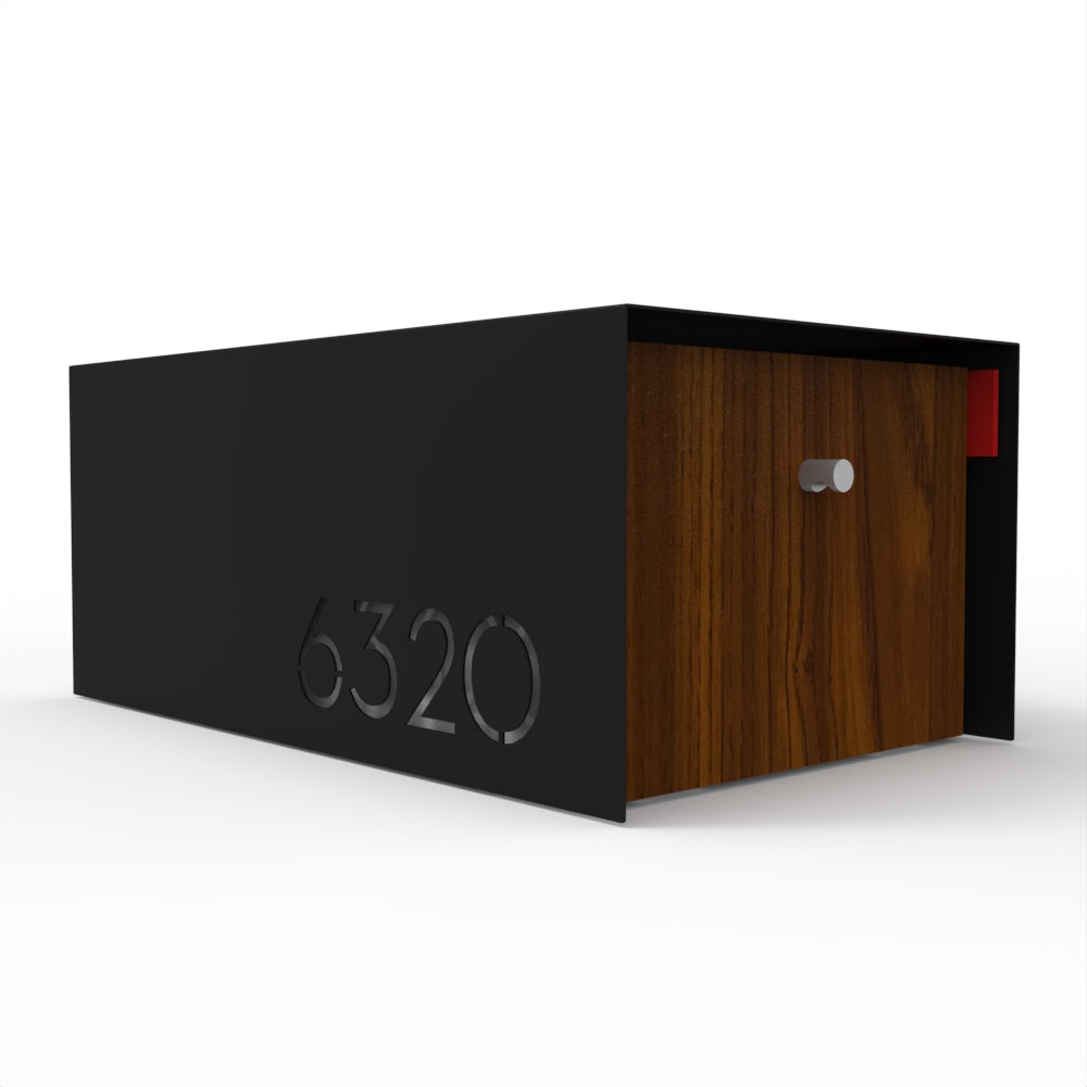 Waldo XL Custom Modern Mailbox | Post Mounted