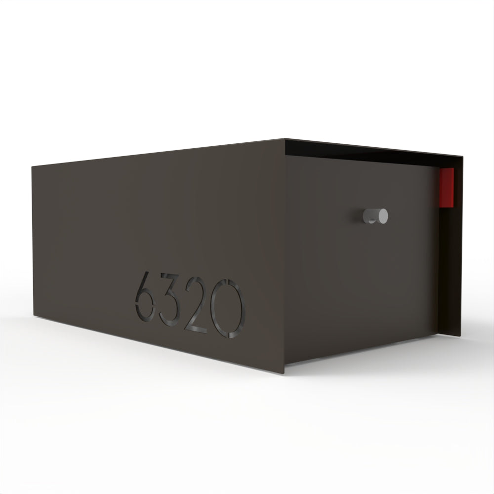 Waldo XL Custom Modern Mailbox | Post Mounted