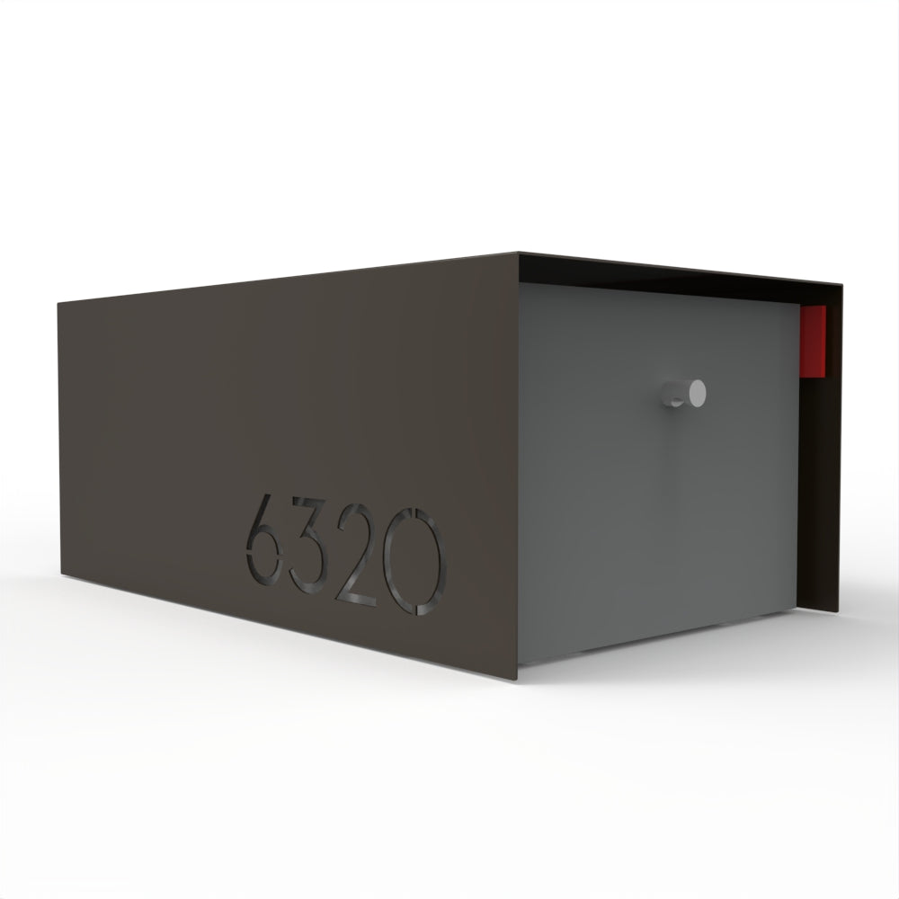 Waldo XL Custom Modern Mailbox | Post Mounted