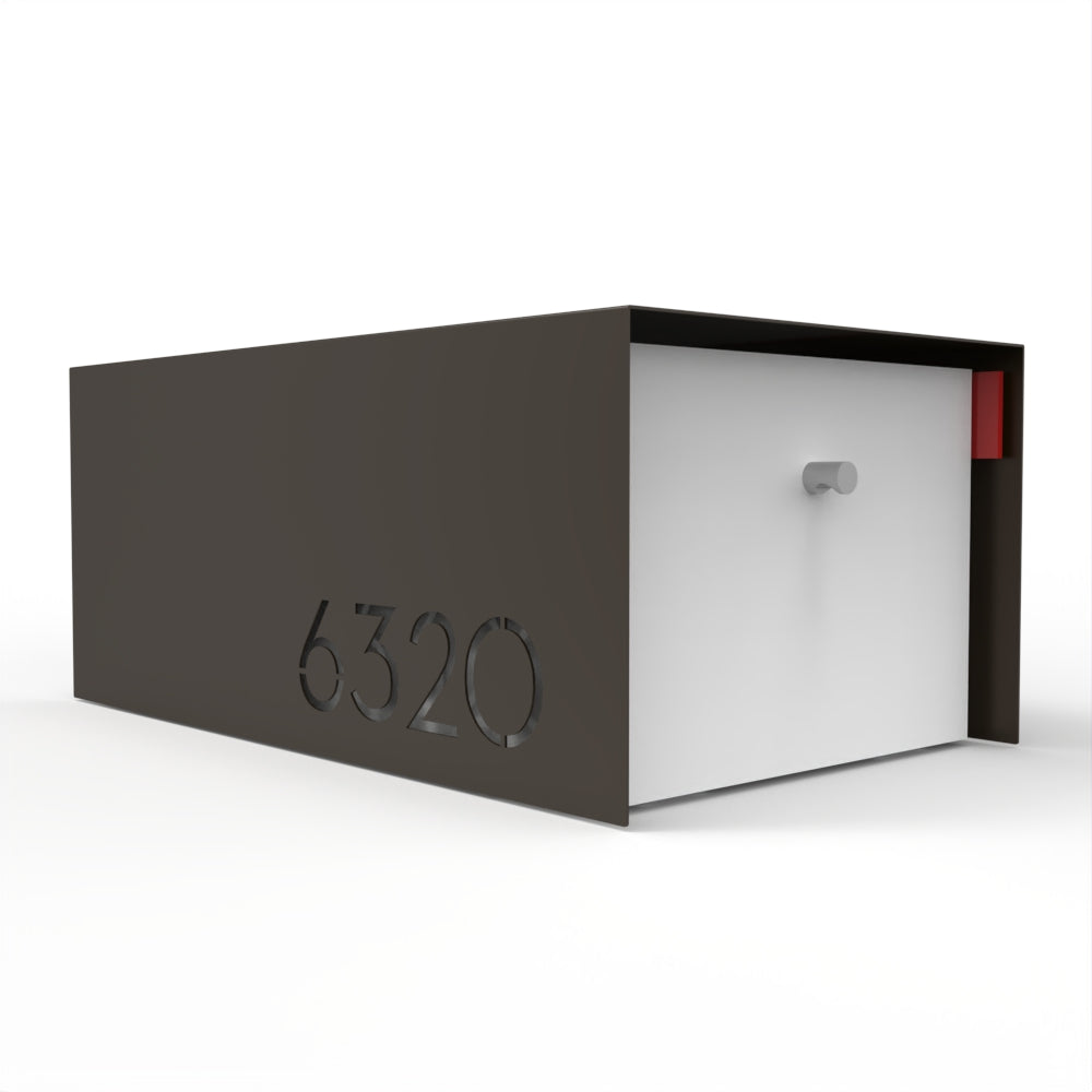 Waldo XL Custom Modern Mailbox | Post Mounted