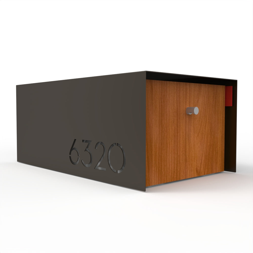 Waldo XL Custom Modern Mailbox | Post Mounted