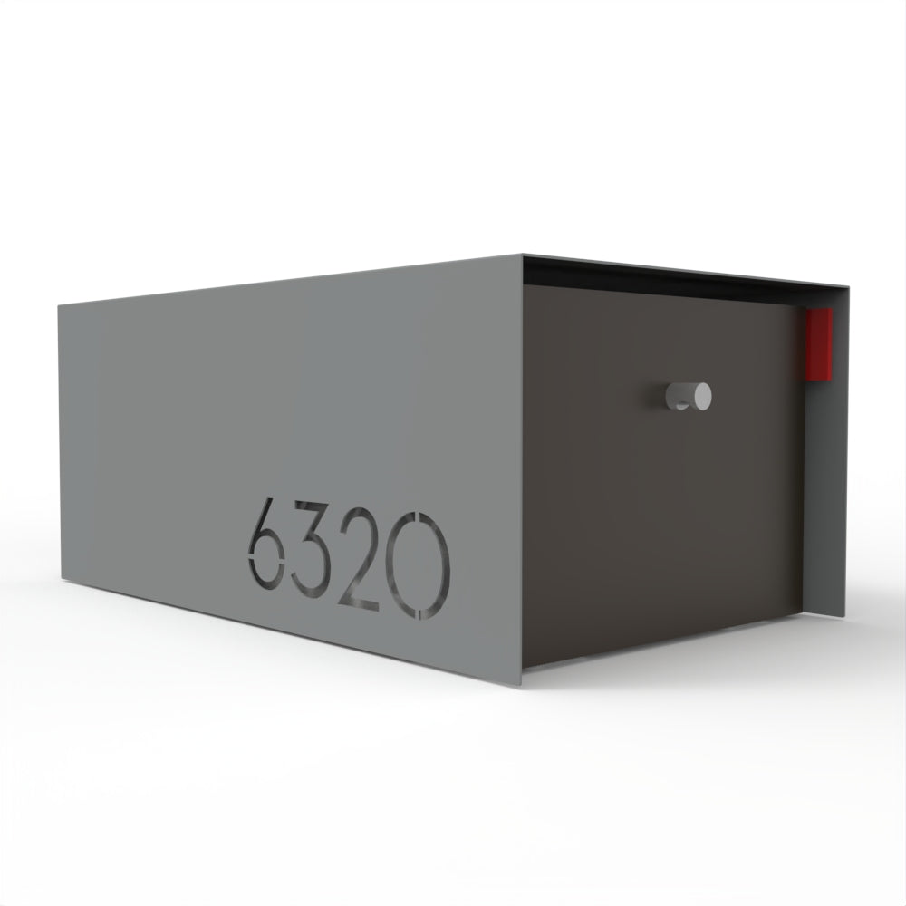 Waldo XL Custom Modern Mailbox | Post Mounted