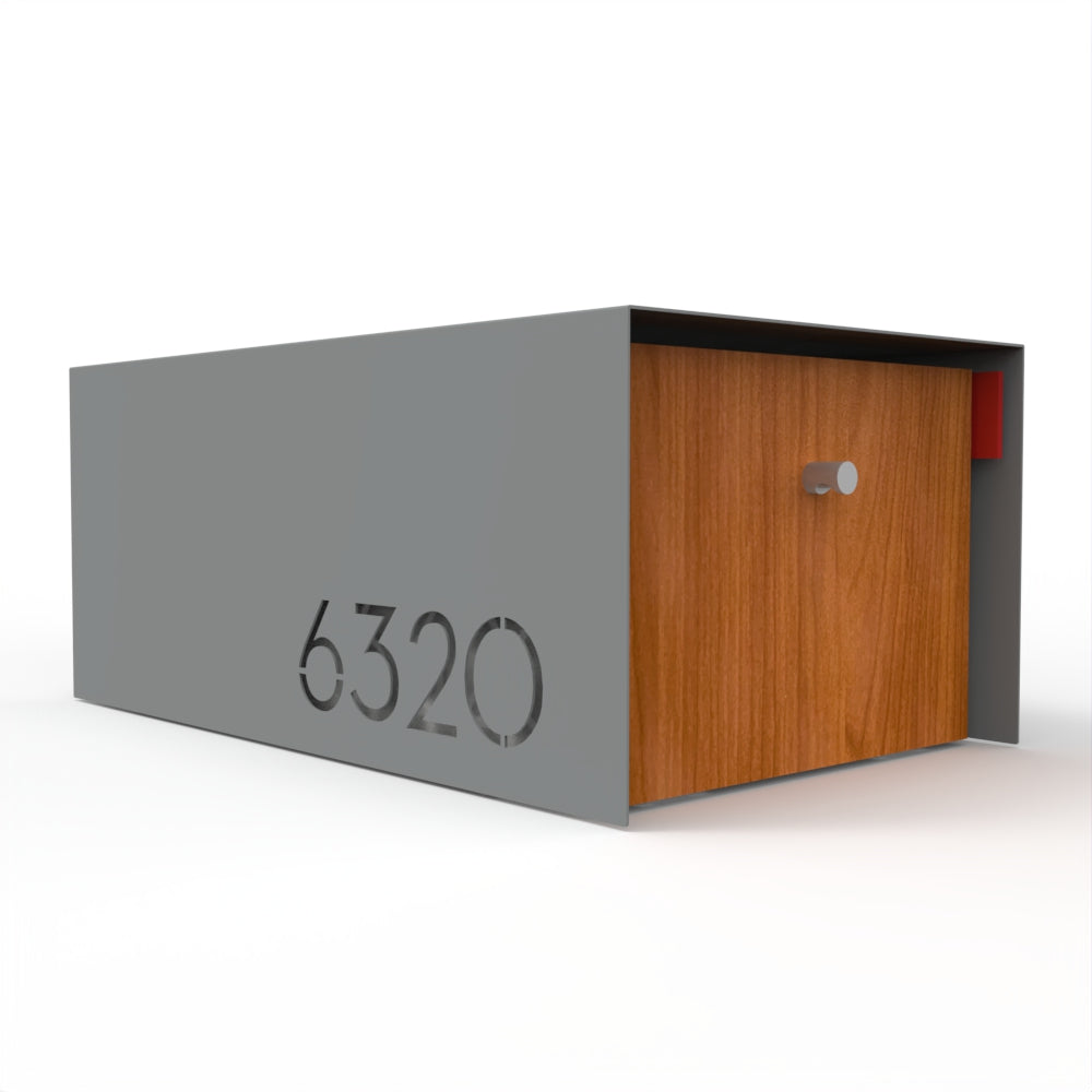 Waldo XL Custom Modern Mailbox | Post Mounted
