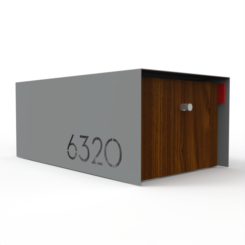 Waldo XL Custom Modern Mailbox | Post Mounted