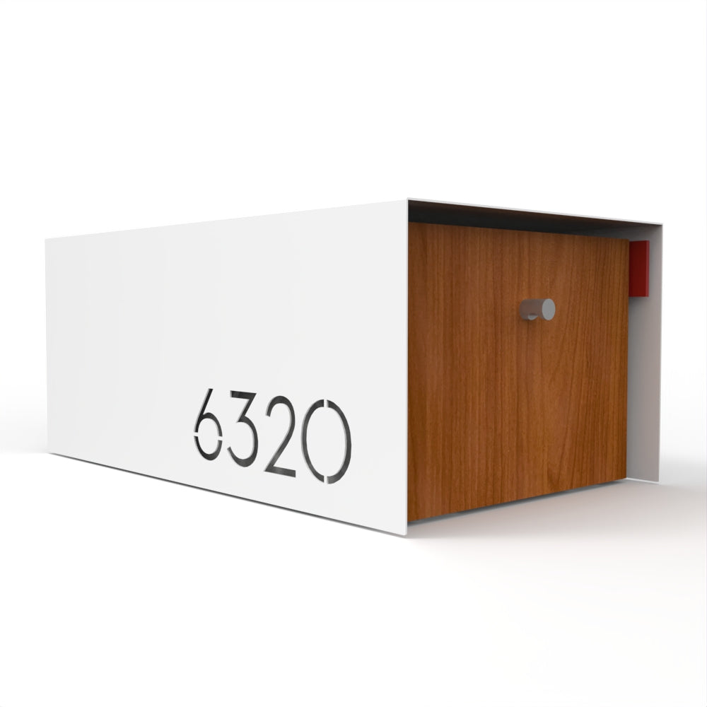 Waldo XL Custom Modern Mailbox | Post Mounted