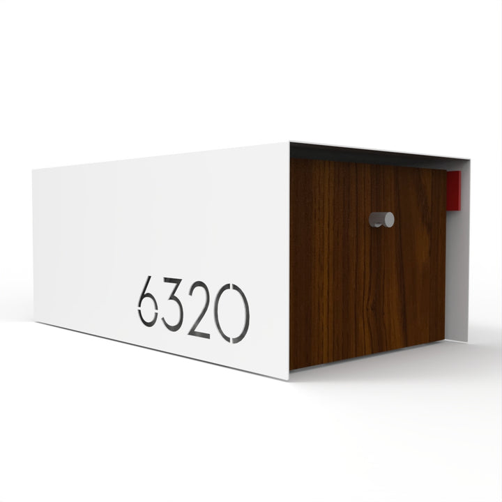 Waldo XL Locking Custom Modern Mailbox | Post Mounted