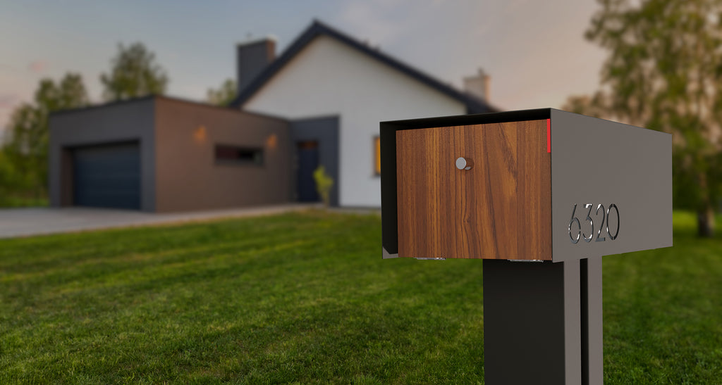 Waldo XL Custom Modern Mailbox | Post Mounted