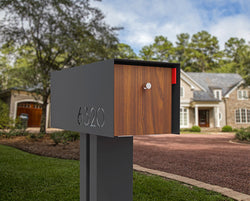 Waldo XL Custom Modern Mailbox | Post Mounted