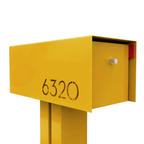 Waldo COLOR Modern Mailbox | Post Mounted