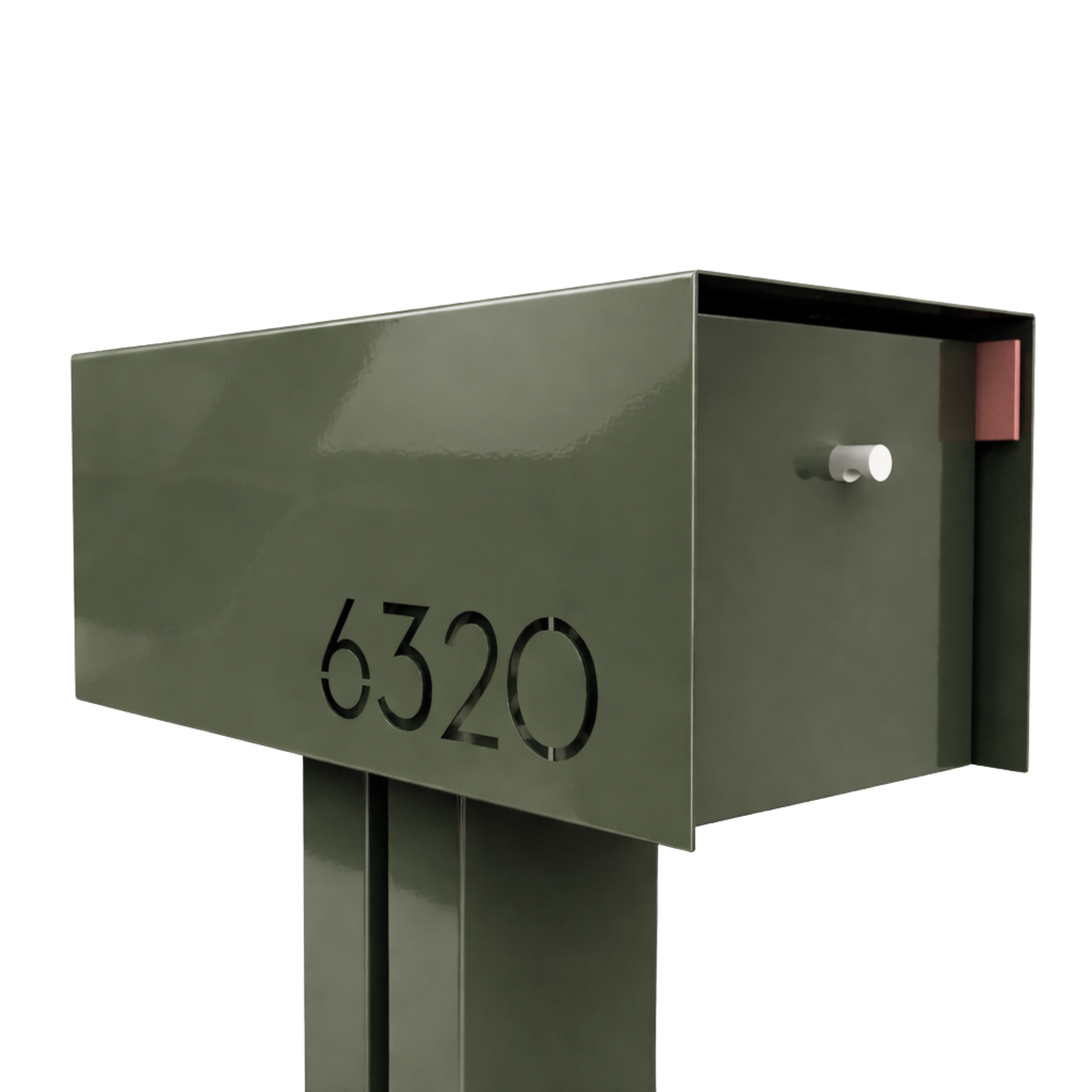 Waldo COLOR Modern Mailbox | Post Mounted