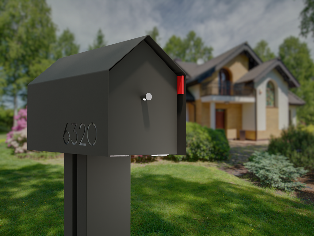 Baily | Modern Mailbox | Post Mounted
