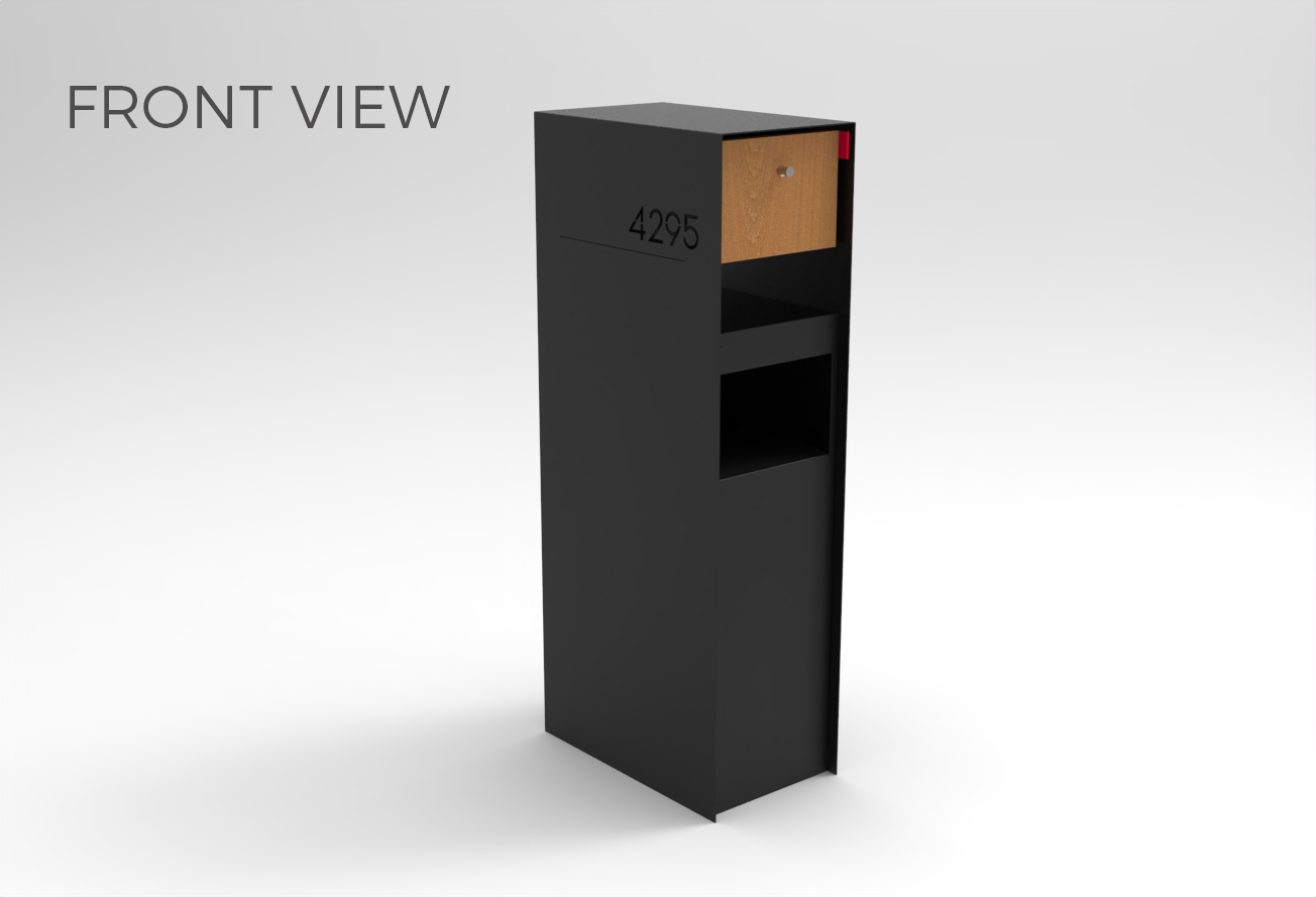 Waldo XL Custom Mailbox and Package Drop Box