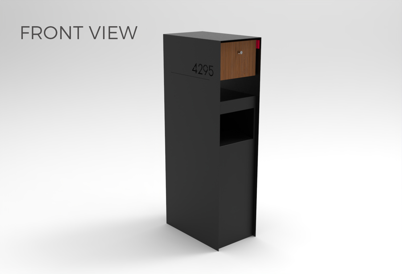 Waldo XL Custom Mailbox and Package Drop Box