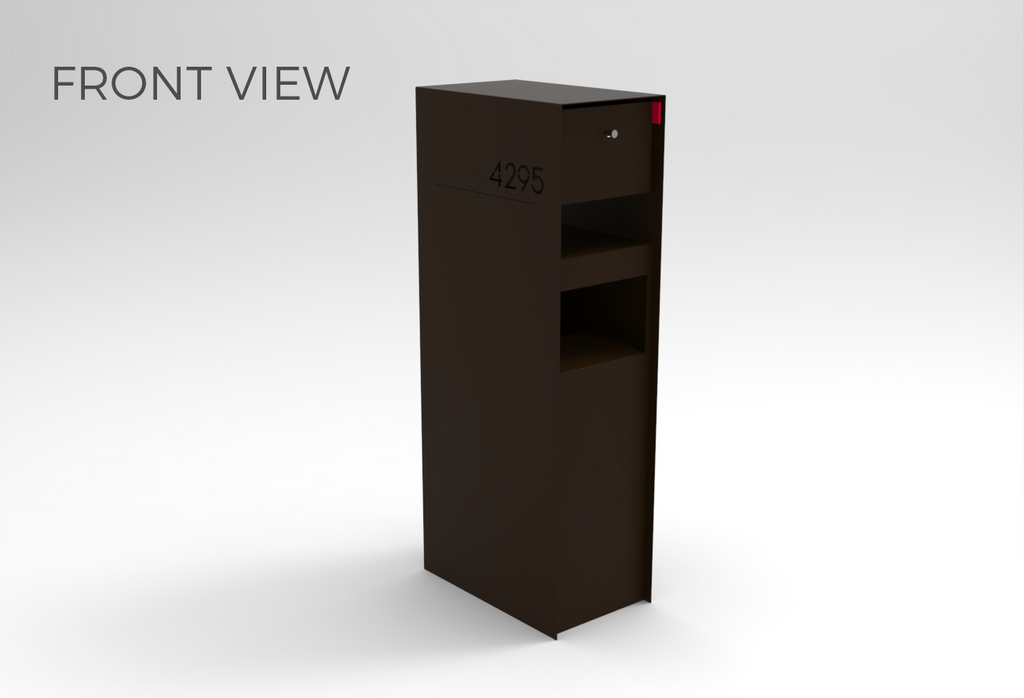 Waldo XL Custom Mailbox and Package Drop Box