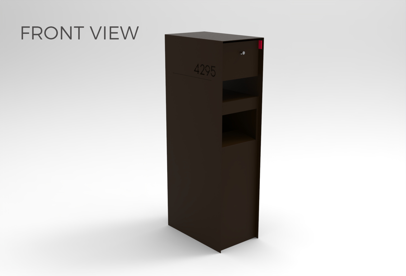 Waldo XL Custom Mailbox and Package Drop Box