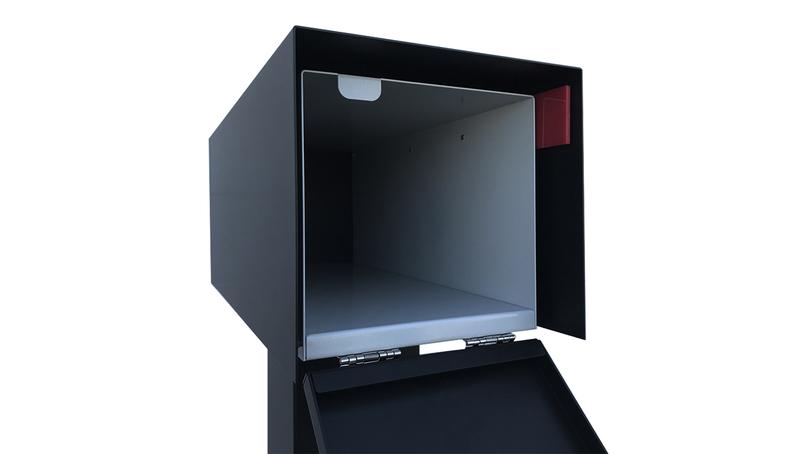 Waldo Custom Modern Mailbox | Post Mounted