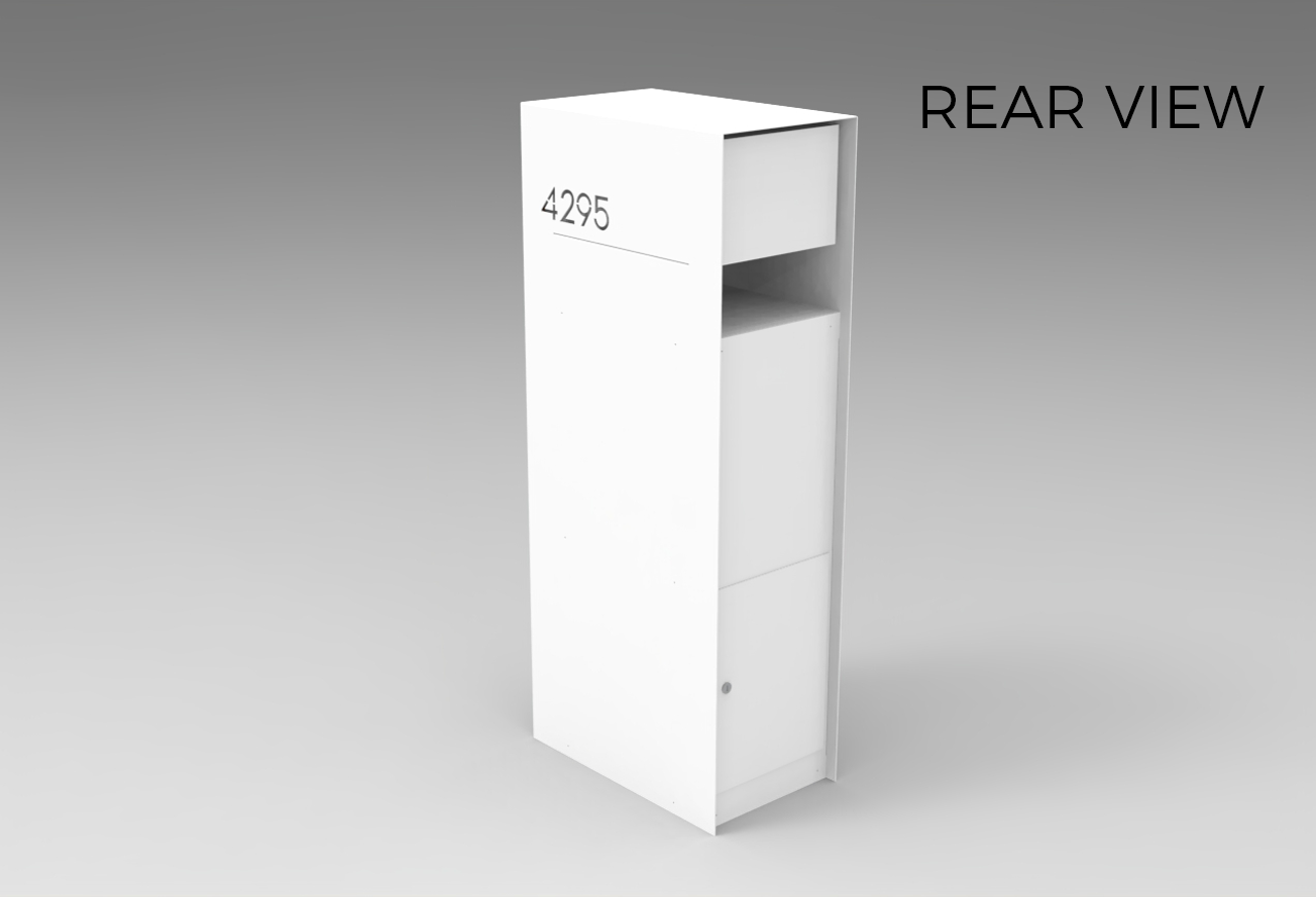 Waldo XL Custom Mailbox and Package Drop Box