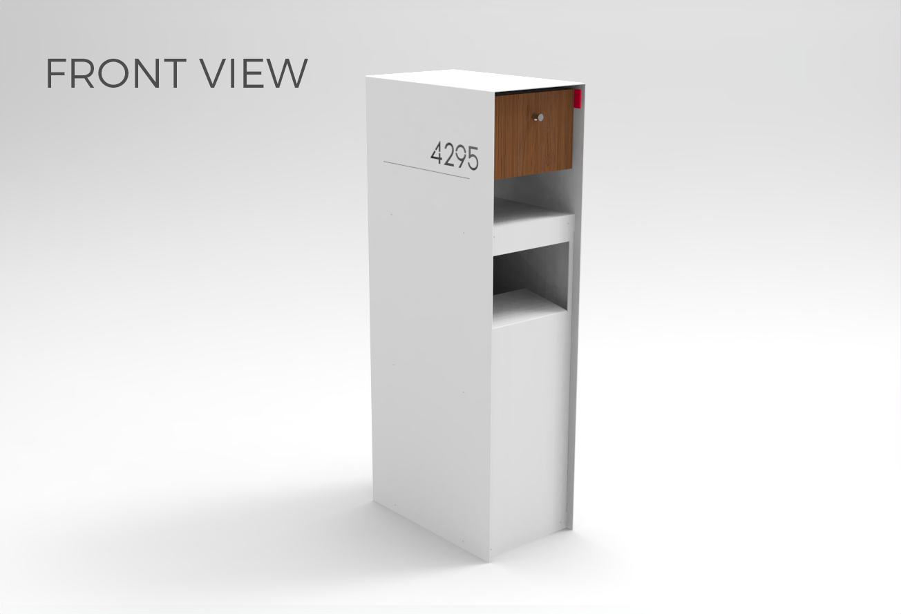 Waldo XL Custom Mailbox and Package Drop Box