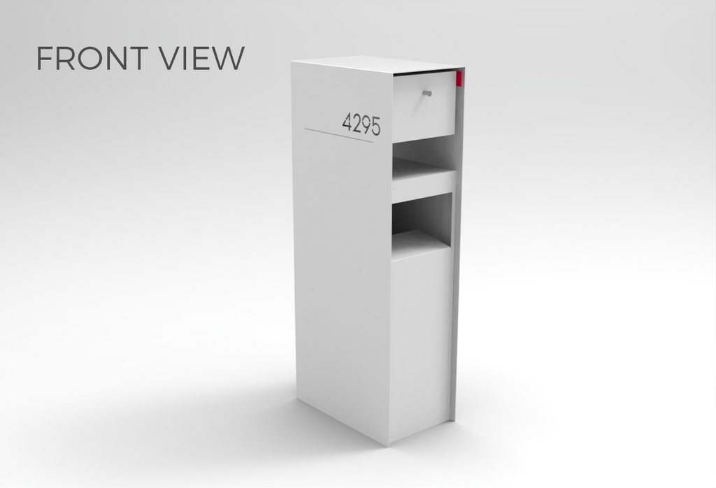 Waldo XL Custom Mailbox and Package Drop Box