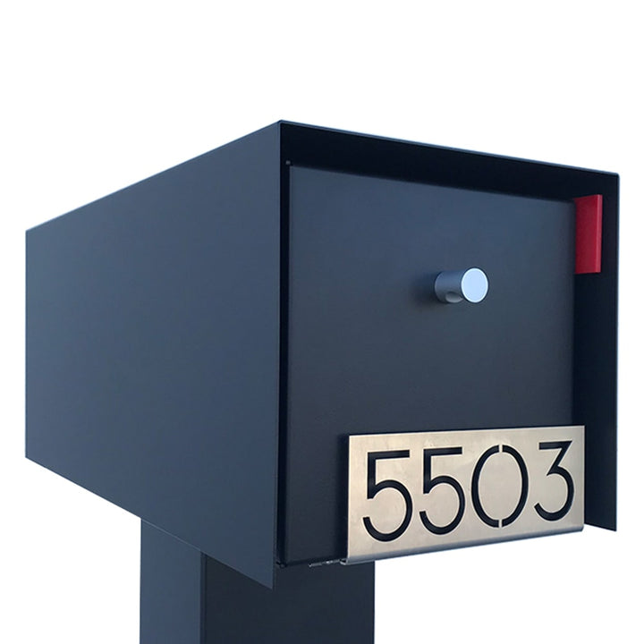 CUSTOM NUMBER PLATES - MAILBOX MOUNTED