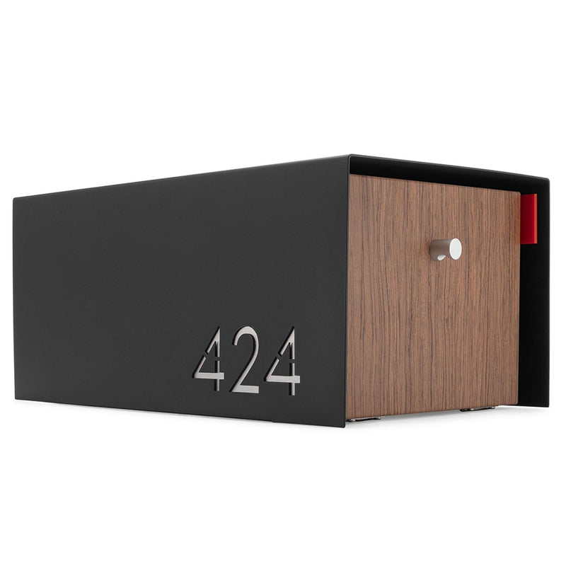 Modern Steel Mailbox - Metal Address Mail Box with Personalized Number –  Maker Table